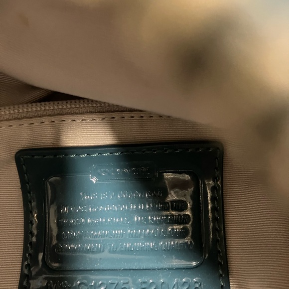 Coach Signature Handbag - Picture 5 of 6